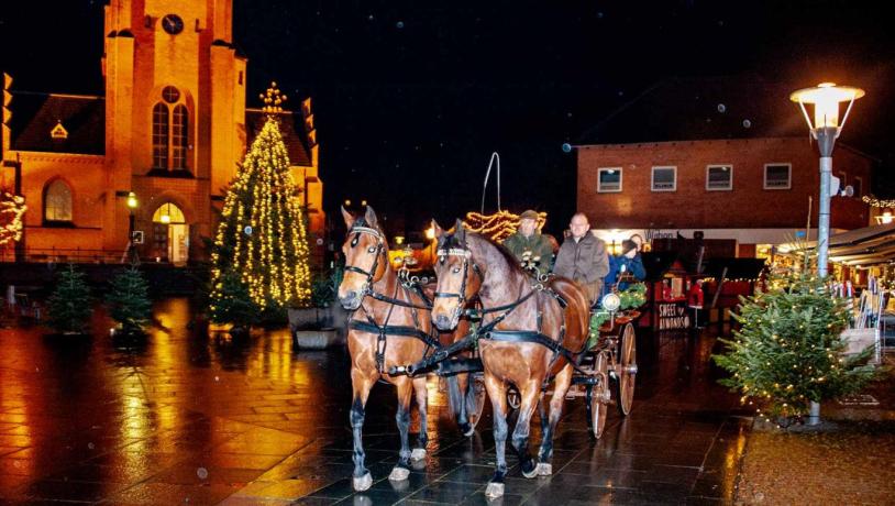 Jul, hestevogn, Nykøbing