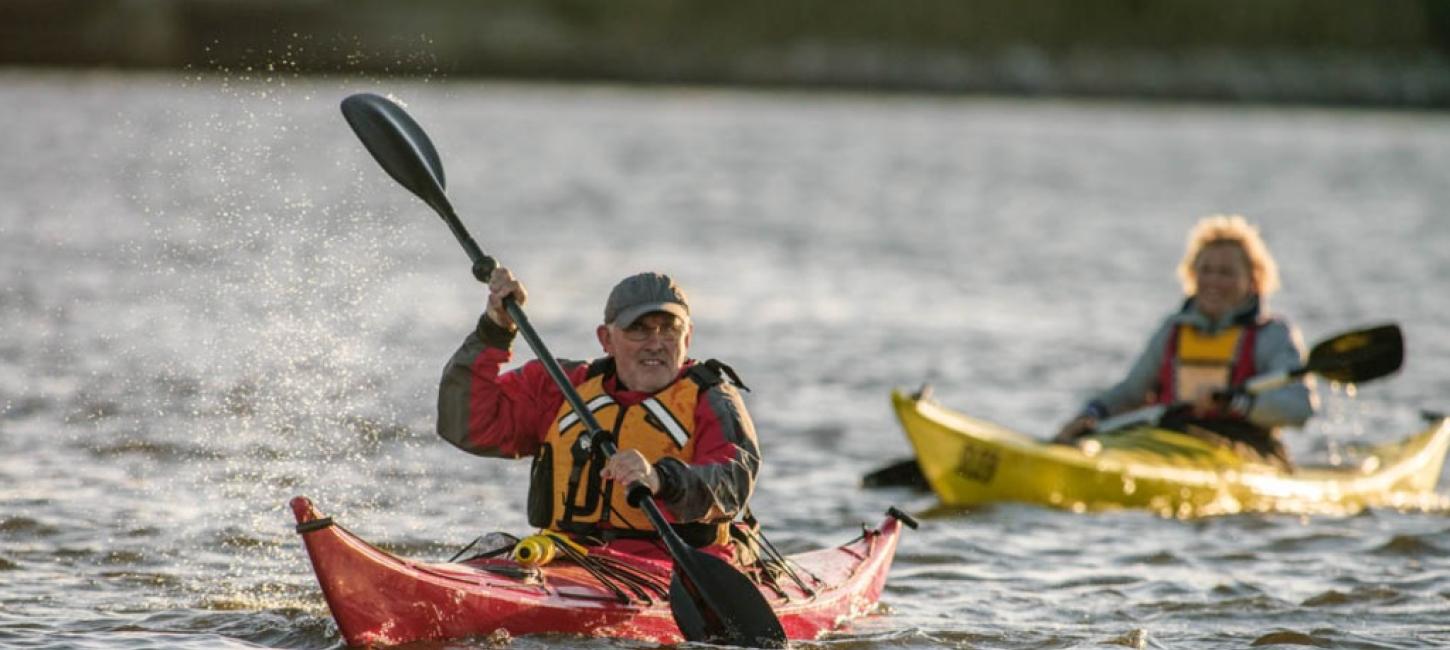 To i Kajak Limfjorden 