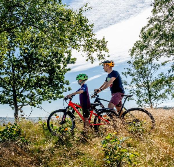 Mors, Cykel, Natur, Familie, Limfjorden