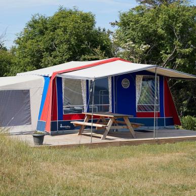 Glamping på Fur Camping