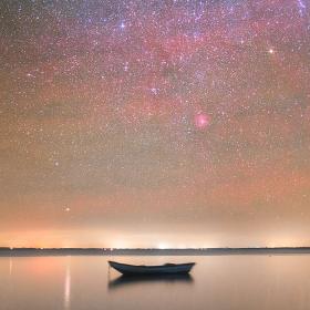 Mors, Limfjorden, Båd, Stjernehimmel