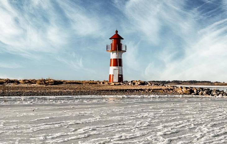 Grisetå Odde, vinter